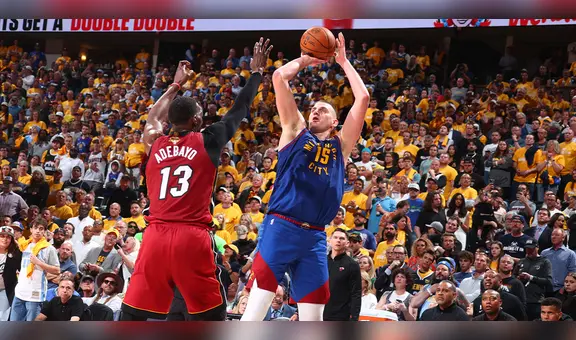 Denver Nuggets aplastó 104-93 a Miami Heat y lidera las Finales de la NBA 2023