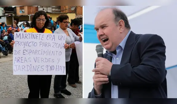 Vecinos rechazan local para ambulantes en jr. Amazonas y abuchean a López Aliaga en inauguración
