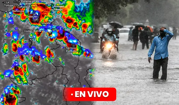 Onda tropical en Venezuela EN VIVO: reporte de las lluvias y qué medidas tomar, según Inameh