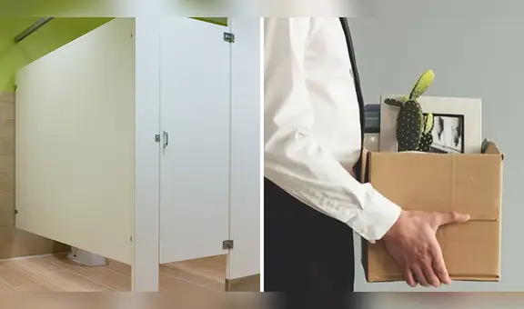 ¿Me pueden sancionar o despedir del trabajo por demorarme en el baño?