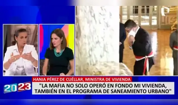 Ministra Pérez de Cuéllar: “La mafia no solo operó en Fondo Mivivienda, alcanzó el Programa de Saneamiento"