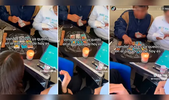 “Vender dulces quedó en el pasado”: escolar abre negocio de lectura del tarot en su colegio