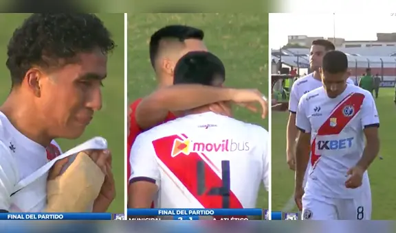 El conmovedor llanto de los jugadores de Municipal tras el triunfo ante Alianza Atlético