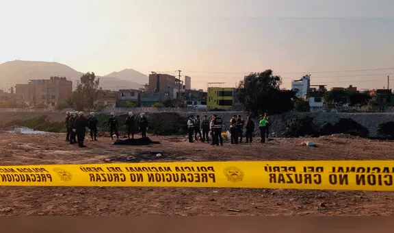 PNP halló restos de cuerpo humano a orillas del río Rímac en El Agustino