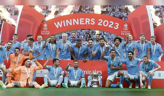 Manchester City levanta la FA Cup tras vencer a Manchester United