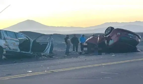 Accidente en Arequipa deja al menos 3 fallecidos en la Panamericana Sur