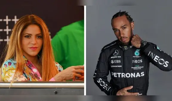 Shakira aviva rumores de romance con Lewis Hamilton tras asistir al Gran Premio de F1 en Barcelona