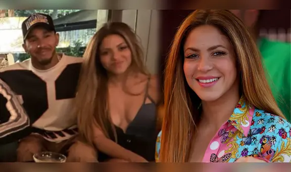 Shakira se luce junto a Lewis Hamilton y detalle del piloto enloquece las redes sociales