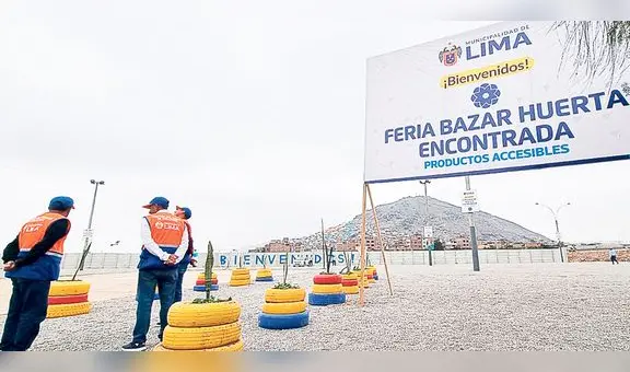 Ambulantes rechazan feria de la Municipalidad de Lima por ser “zona roja”