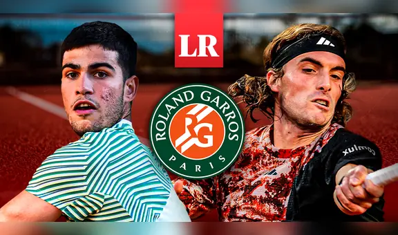 ¿Qué canal transmite Carlos Alcaraz vs. Stefanos Tsitsipas EN VIVO por Roland Garros 2023?