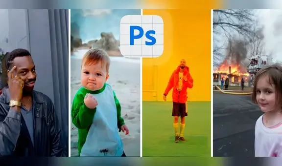 Usan IA de Adobe Photoshop para completar famosos memes y resultado es increíble