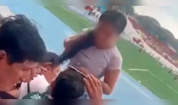 “Ojalá no me pase”: joven sorprende a su novio acompañado de una mujer en estadio de Iquitos