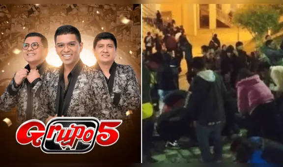 Concierto de Grupo 5 y Yarita Lizeth en Tacna casi termina en tragedia porque aforo se quintuplicó