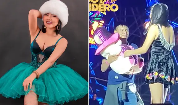 Joven rechazó beso de Yarita Lizeth durante concierto: “Ya que no quiere, ni modo”