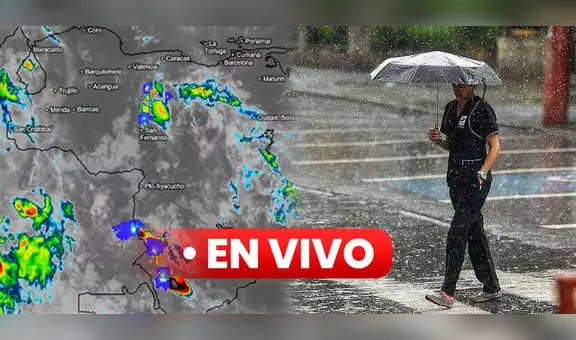Onda Tropical en Venezuela EN VIVO: sigue el reporte de las lluvias hoy, 7 de junio, según el Inameh