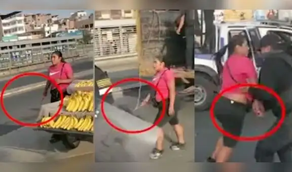 Independencia: vendedora ambulante intenta agredir con cuchillo a fiscalizadores