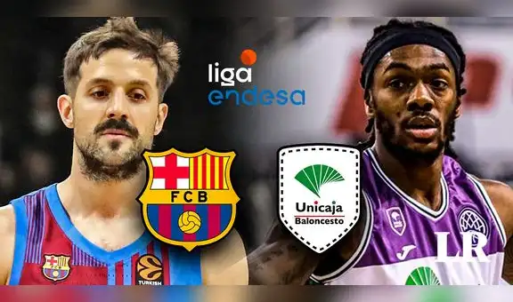 Semifinal Liga ENDESA | Barcelona vs. Unicaja EN DIRECTO: hora y dónde ver los Playoffs de la Liga ACB