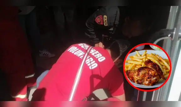 Joven muere tras atragantarse comiendo pollo a la brasa en Arequipa