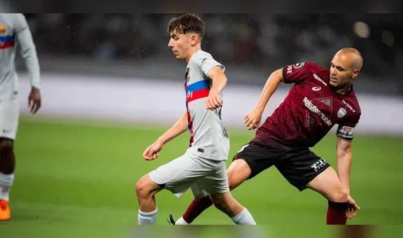 Barcelona ganó 2-0 al Vissel Kobe de Andrés Iniesta y cerró la temporada 2022-23