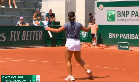 Lucciana Pérez clasificó a los cuartos de final de Roland Garros Junior
