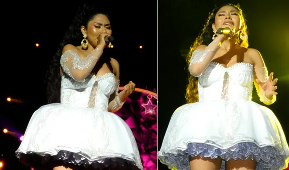 Yarita Lizeth se emociona al recordar a su madre en su concierto en Plaza Norte