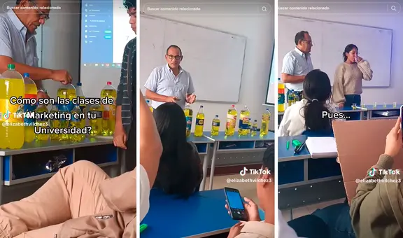 Catedrático de San Marcos sorprende con peculiar método de enseñanza en clase de Marketing