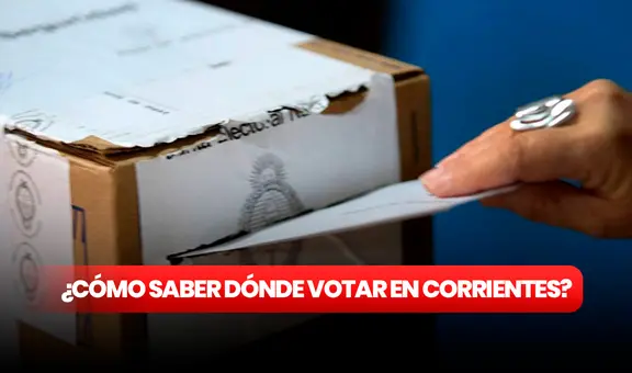 Elecciones Argentina 2023: ¿dónde voto este domingo si soy de Corrientes?