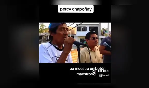 "Purita calidad": se viraliza en TikTok video de Percy Chapoñay, legendaria voz de Armonía 10
