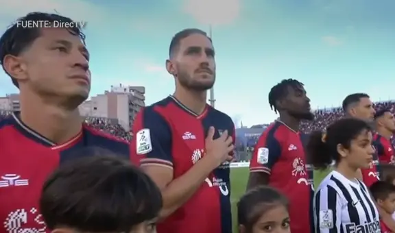 ¿Gianluca Lapadula cantó el himno de Italia? La reacción de 'Lapagol' en el Cagliari vs. Bari