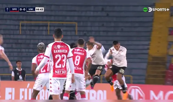 ¿Quiso hacer la de Maradona? Valera reclamó gol para Universitario, pero lo anularon por mano