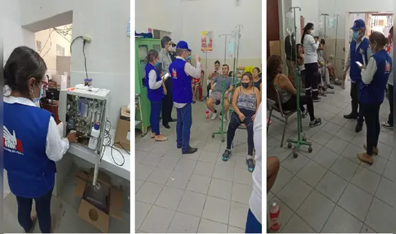 Colapsan hospitales en Piura y pacientes con dengue son atendidos en sillas
