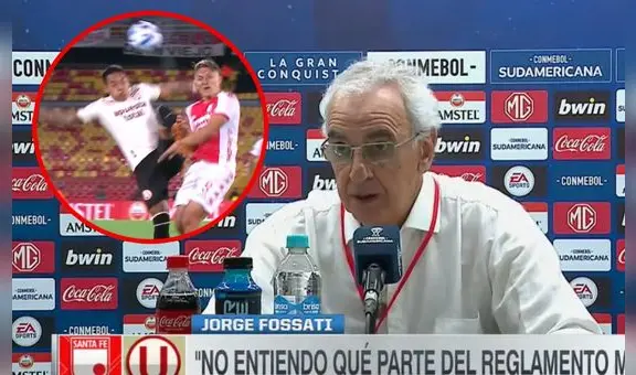 Fossati explota por expulsión de Cabanillas: "No entiendo qué parte del reglamento me perdí"