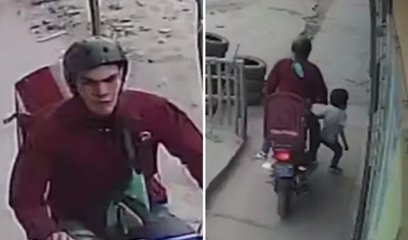 Delivery en fuga: motociclista invadió vereda y atropelló a niño de 4 años en SJM