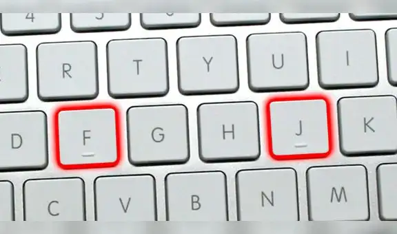 ¿Por qué las letras 'F' y 'J' de tu teclado tienen una rayita y para qué sirve?