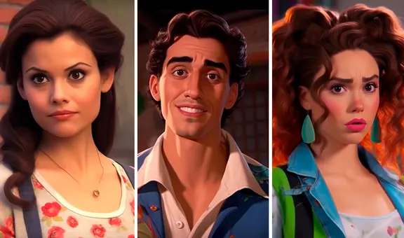 "Al fondo hay sitio": así se verían sus actores si fuesen personajes de Disney, según IA