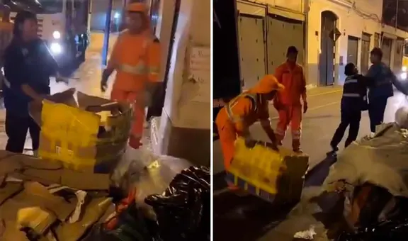 Recicladora formal se enfrenta a basureros que querían llevarse sus cartones