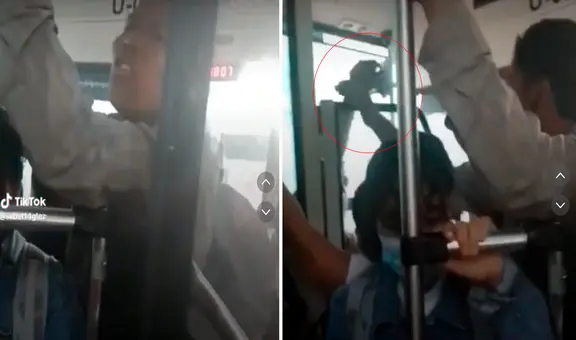 “Te pago, pero no cantes”: chofer da dinero a rapero que subió a bus para presentar su show