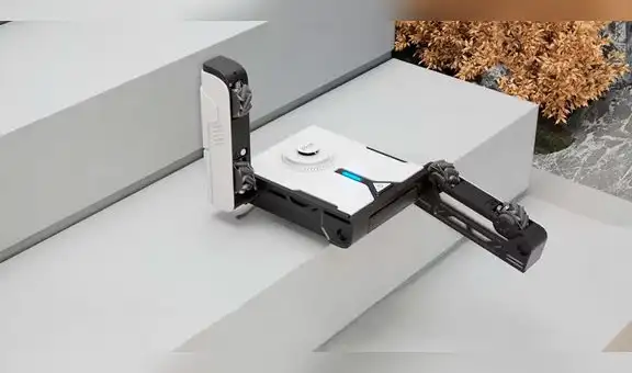 Robot aspiradora parece un transformer: puede subir y bajar escaleras para limpiarlas