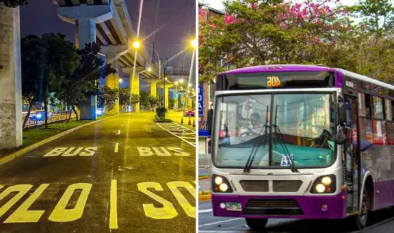 ¡14 minutos menos de viaje! ATU implementa carriles exclusivos para el transporte público en SJL