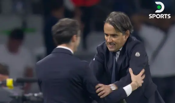 ¡Se volvió loco! La insólita reacción de Inzaghi antes de terminar la final de la Champions