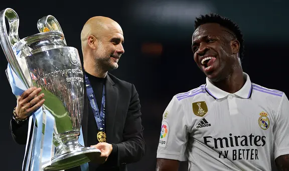 La curiosa 'amenaza' de Guardiola al Madrid tras ganar la Champions: "Estamos a 13, vamos por ti"