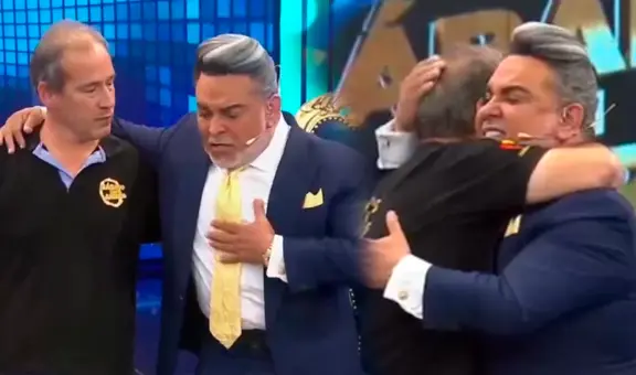 Andrés Hurtado y su productor se dieron tierno abrazo tras polémica por despido: "Te pido perdón"