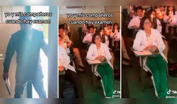 ¡Qué gran ingenio! Jóvenes suplican a profesor que anule el examen con alabanza: "Protégeme, señor"