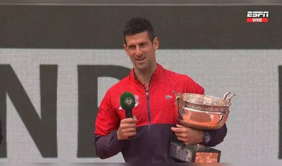 Djokovic campeón de Roland Garros 2023 y vuelve al número 1 del ranking ATP