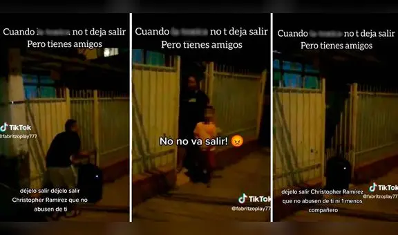 Jóvenes 'protestan' en el frontis de la casa de su amigo para que lo dejen salir: "Ni uno menos"