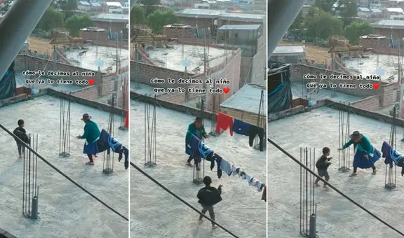 Niño se divierte jugando junto con su abuelita y conmueve en redes: "Ganó en la vida"