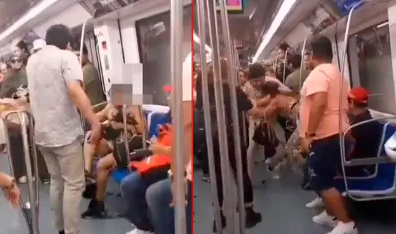 Ataque transfóbico en metro de Barcelona: joven fue captado golpeando a mujer