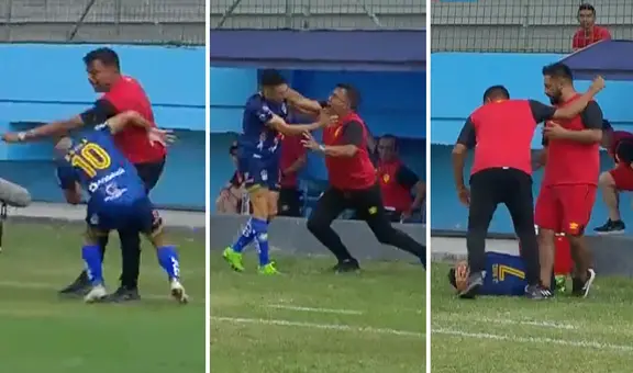 ¡Perdió el control! César Farías, ex-DT de Venezuela, se fue a las manos con jugadores rivales