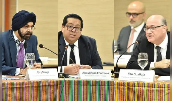 MEF se reunió con presidentes del Banco Mundial y del Banco Interamericano de Desarrollo