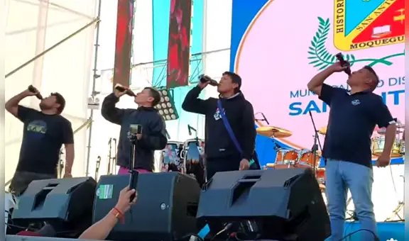 “Yo ganaba”: jóvenes bebieron medio litro de vino en 3 segundos en Moquegua